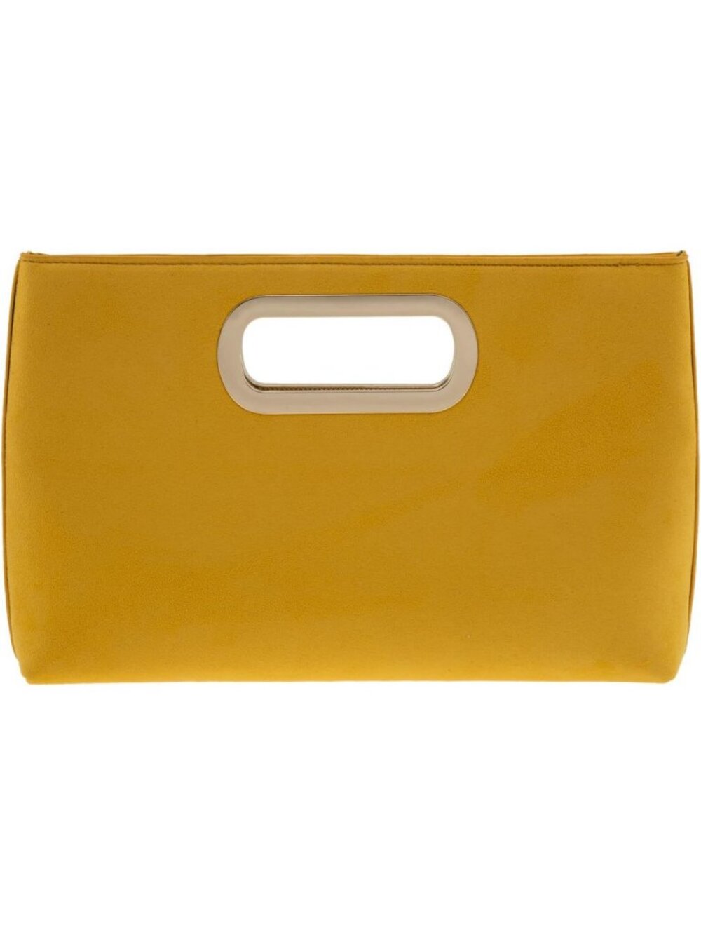 Chic Top Handle Faux Suede Clutch Bag - Stylish Evening Purse for Women